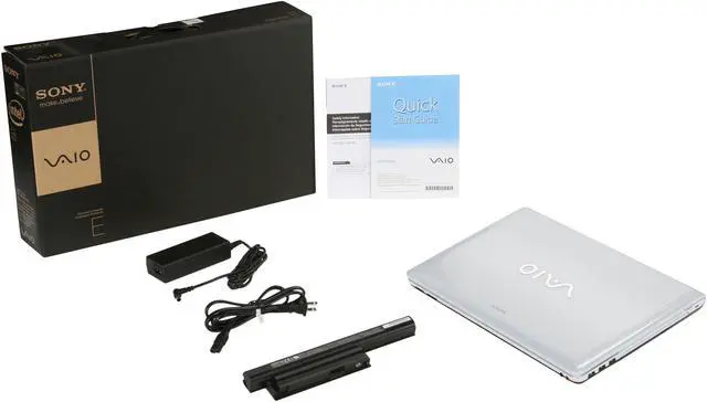 Alt view image 8 of 8 - SONY Laptop VAIO E Series Intel Core i3-330M 4GB Memory 500GB HDD ATI Mobility Radeon HD 5470 15.5" Windows 7 Home Premium 64-bit VPCEB16FX/W