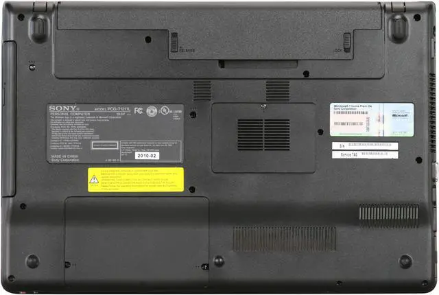 Alt view image 7 of 8 - SONY Laptop VAIO E Series Intel Core i3-330M 4GB Memory 500GB HDD ATI Mobility Radeon HD 5470 15.5" Windows 7 Home Premium 64-bit VPCEB17FX/B