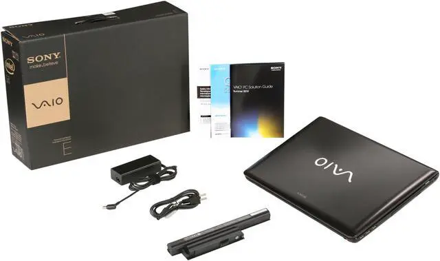 Alt view image 8 of 8 - SONY Laptop VAIO E Series Intel Core i3-350M 4GB Memory 500GB HDD ATI Mobility Radeon HD 5470 17.3" Windows 7 Home Premium 64-bit VPCEC25FX/BI