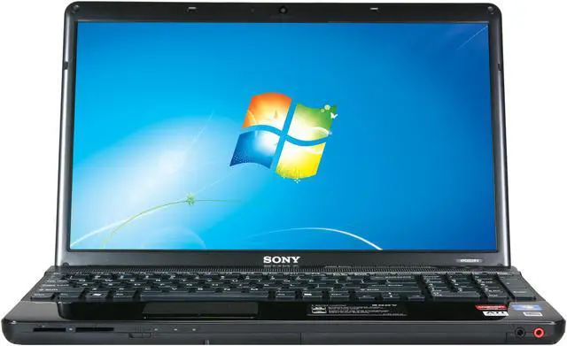 Alt view image 5 of 8 - SONY Laptop VAIO E Series AMD Athlon II P320 3GB Memory 320GB HDD ATI Radeon HD 4250 15.5" Windows 7 Home Premium 64-bit VPCEE21FX/BI