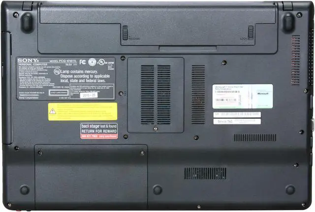 Alt view image 7 of 8 - SONY Laptop VAIO E Series AMD Athlon II P320 3GB Memory 320GB HDD ATI Radeon HD 4250 15.5" Windows 7 Home Premium 64-bit VPCEE21FX/BI