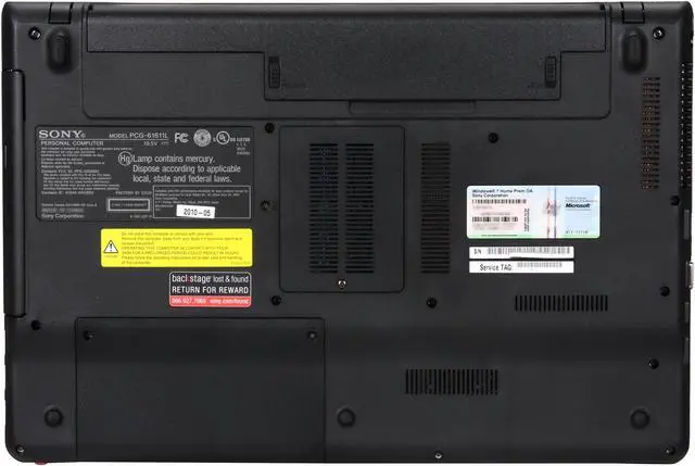 Alt view image 7 of 8 - SONY Laptop VAIO E Series AMD Athlon II P320 4GB Memory 320GB HDD ATI Radeon HD 4250 15.5" Windows 7 Home Premium 64-bit VPCEE23FX/BI