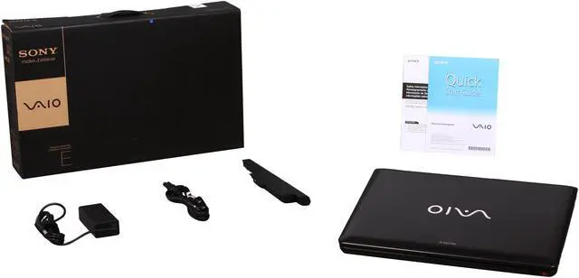 Alt view image 8 of 8 - SONY Laptop VAIO E Series AMD Athlon II P320 4GB Memory 320GB HDD ATI Radeon HD 4250 15.5" Windows 7 Home Premium 64-bit VPCEE23FX/BI