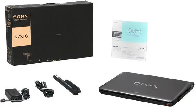 Alt view image 8 of 8 - SONY Laptop VAIO E Series Intel Core i3-350M 4GB Memory 320GB HDD Intel HD Graphics 14.0" Windows 7 Home Premium 64-bit VPCEA21FX/BI
