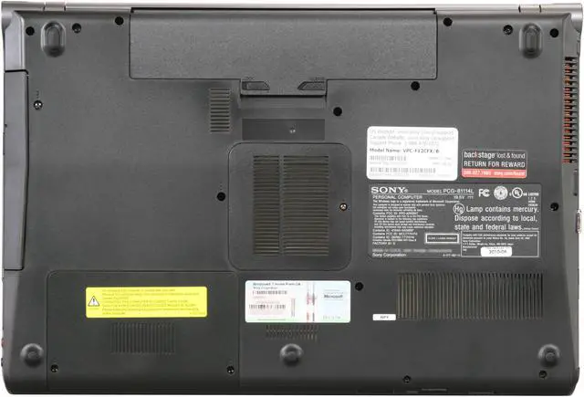 Alt view image 7 of 8 - SONY Laptop VAIO F Series Intel Core i7-740QM 4GB Memory 320GB HDD NVIDIA GeForce GT 330M 16.4" Windows 7 Home Premium 64-bit VPCF12CFX/B