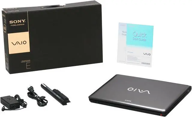 Alt view image 6 of 6 - SONY Laptop VAIO E Series Intel Core i5-460M 4GB Memory 500GB HDD Intel HD Graphics 15.5" Windows 7 Home Premium 64-bit VPCEB37FX/BJ