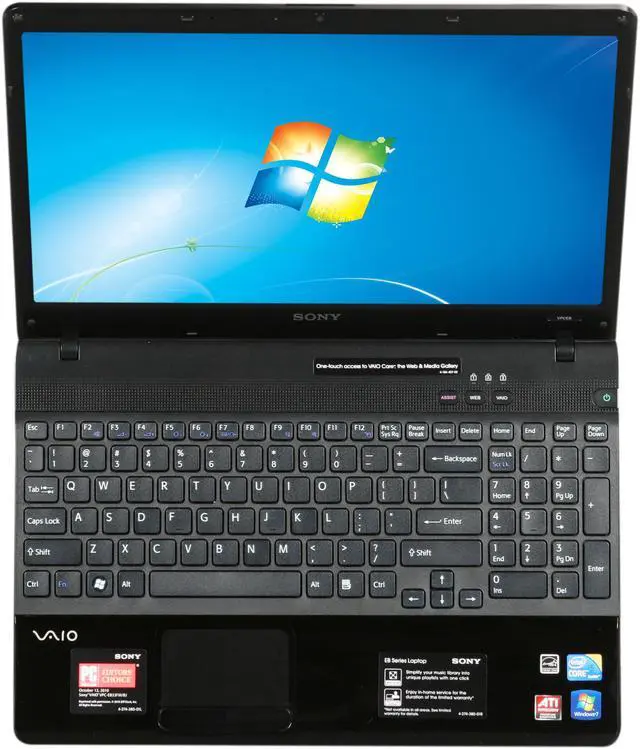 Alt view image 6 of 8 - SONY Laptop VAIO EB Series Intel Core i5-480M 4GB Memory 320GB HDD ATI Mobility Radeon HD 5650 15.5" Windows 7 Home Premium 64-bit VPCEB4FFX/BJ