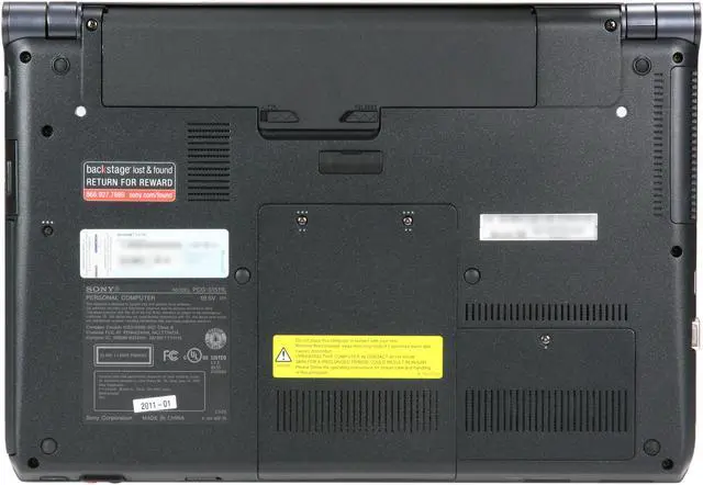 Alt view image 7 of 8 - SONY Laptop VAIO S Series Intel Core i5-480M 4GB Memory 640GB HDD Intel HD Graphics 13.3" Windows 7 Professional 64-bit VPCS137GX/B