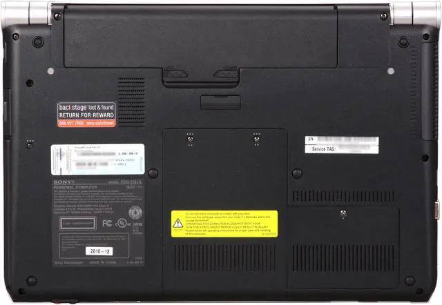 Alt view image 7 of 8 - SONY Laptop VAIO S Series Intel Core i5-480M 4GB Memory 500GB HDD Intel HD Graphics 13.3" Windows 7 Home Premium 64-bit VPCS135FX/S