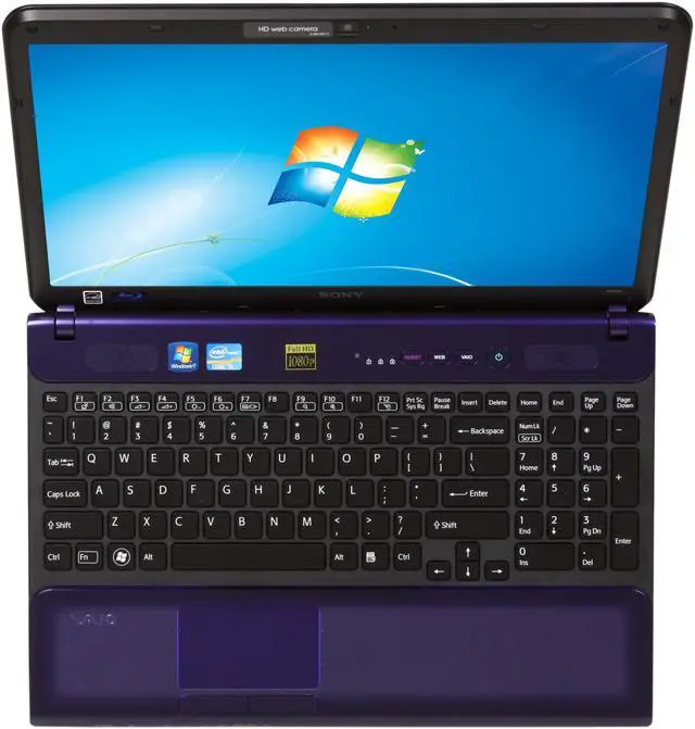 Alt view image 6 of 8 - SONY Laptop VAIO CB Series Intel Core i5-2410M 4GB Memory 640GB HDD Intel HD Graphics 3000 15.5" Windows 7 Home Premium 64-bit VPCCB25FX/L