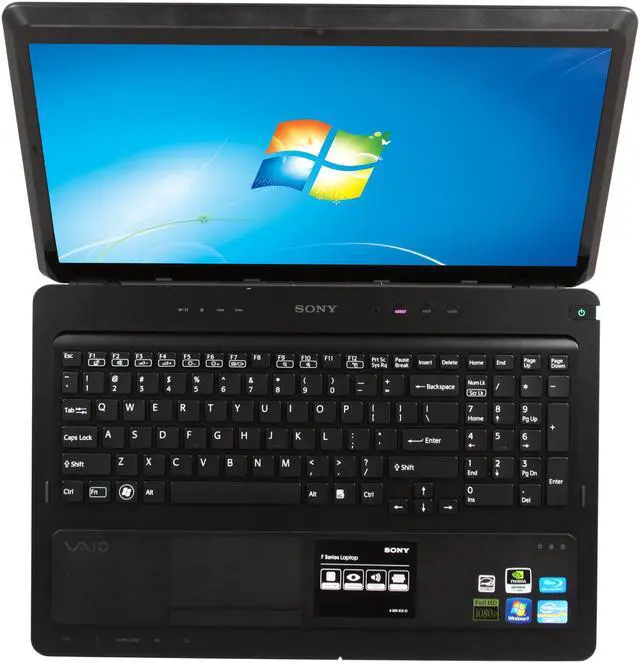 Alt view image 6 of 8 - SONY Laptop VAIO F Series Intel Core i7-2630QM 4GB Memory 500GB HDD NVIDIA GeForce GT 520M 16.4" Windows 7 Home Premium 64-bit VPCF221FX/B