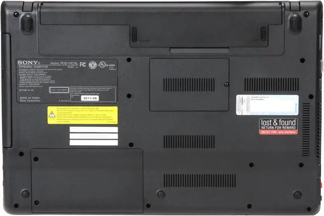 Alt view image 7 of 8 - SONY Laptop VAIO EL Series AMD E-350 4GB Memory 500GB HDD AMD Radeon HD 6310 15.5" Windows 7 Home Premium 64-bit VPCEL17FX/B