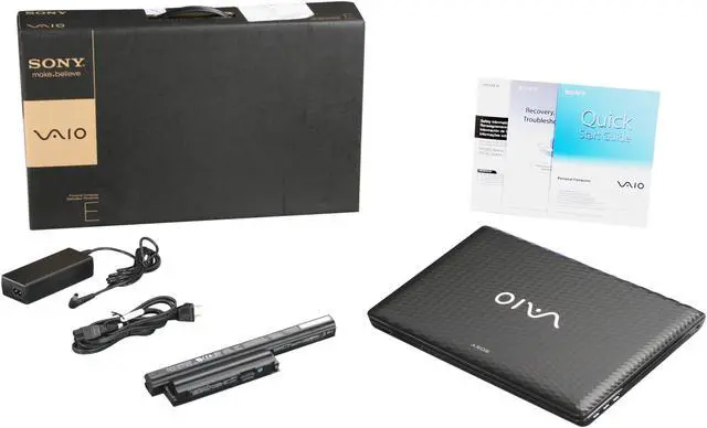 Alt view image 8 of 8 - SONY Laptop VAIO EH Series Intel Pentium B940 4GB Memory 500GB HDD Intel HD Graphics 15.5" Windows 7 Home Premium 64-bit VPCEH11FX/B