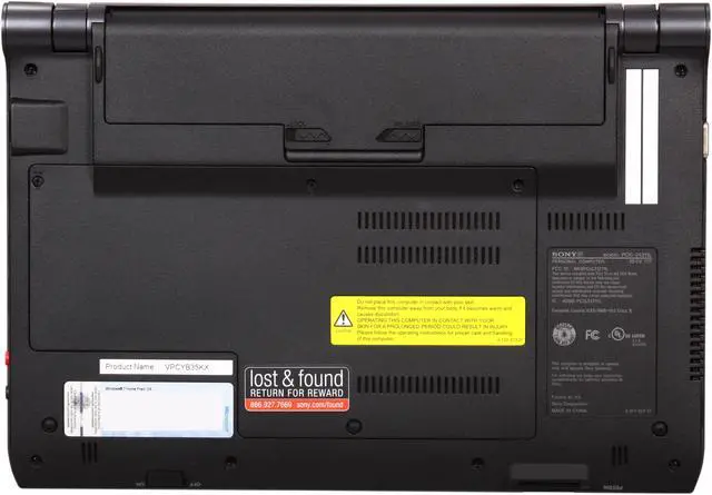 Alt view image 7 of 8 - SONY VAIO YB Series 11.6" AMD E-450 4GB Memory DDR3 1066 Windows 7 Home Premium 32-Bit VPCYB35KX/B