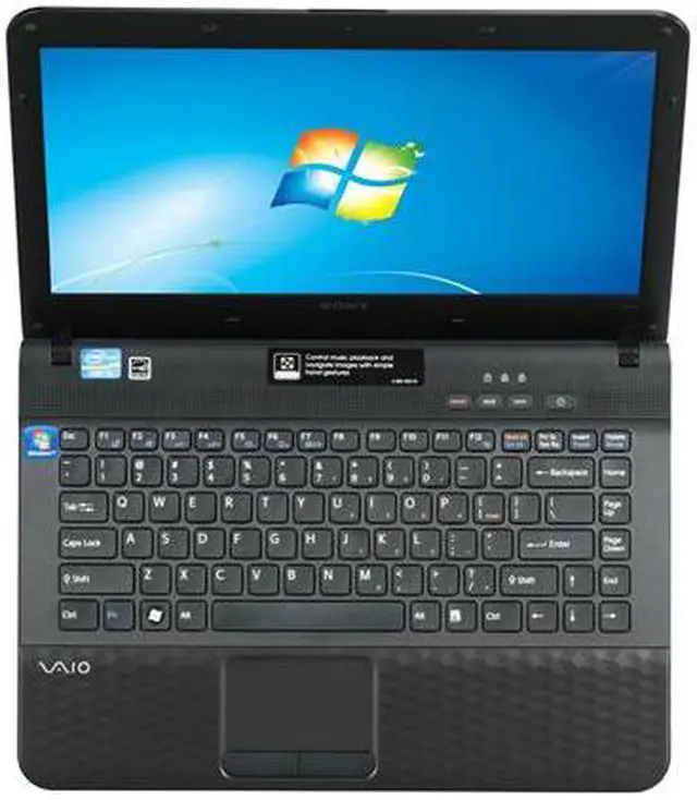 Alt view image 6 of 8 - SONY Laptop VAIO EG Series Intel Core i3-2330M 4GB Memory 640GB HDD Intel HD Graphics 3000 14.0" Windows 7 Home Premium 64-bit VPCEG23FX/B