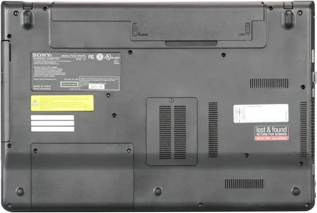 Alt view image 7 of 8 - SONY Laptop VAIO EJ Series Intel Core i5-2430M 4GB Memory 640GB HDD Intel HD Graphics 3000 17.3" Windows 7 Home Premium 64-Bit VPCEJ28FX/B