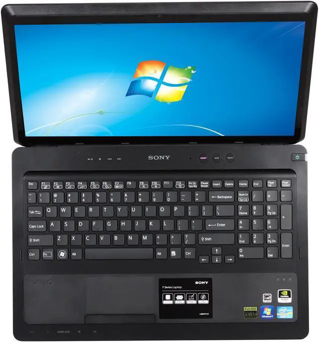 Alt view image 6 of 11 - SONY Laptop VAIO F Series Intel Core i7-2670QM 6GB Memory 500GB HDD NVIDIA GeForce GT 540M 16.4" VPCF23JFX/BC