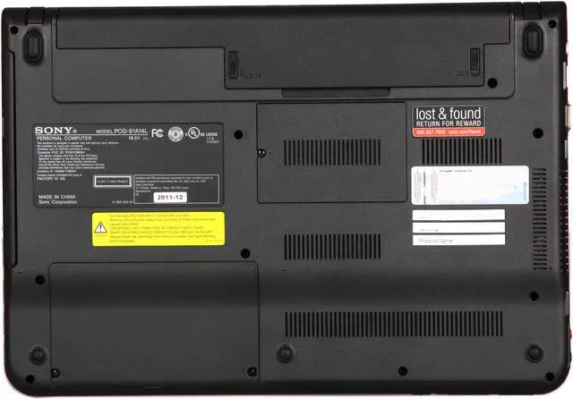 Alt view image 7 of 8 - SONY Laptop VAIO EG Series Intel Core i5-2450M 4GB Memory 640GB HDD Intel HD Graphics 3000 14.0" Windows 7 Home Premium 64-Bit VPCEG34FX/P