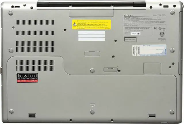 Alt view image 7 of 8 - SONY Laptop VAIO SE Series Intel Core i5-2450M 6GB Memory 640GB HDD AMD Radeon HD 6630M 15.5" Windows 7 Home Premium 64-Bit VPCSE25FX/S