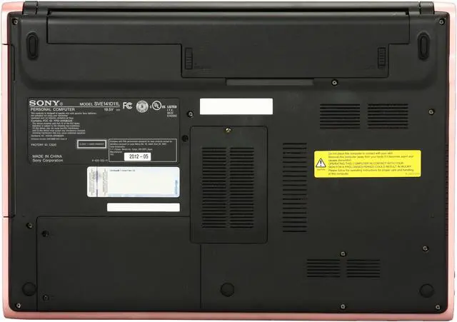 Alt view image 7 of 8 - SONY Laptop VAIO Intel Core i3-2370M 6GB Memory 640GB HDD Intel HD Graphics 3000 14.0" Windows 7 Home Premium 64-Bit SVE14112FXP