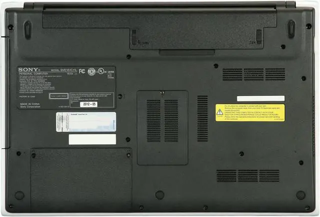 Alt view image 7 of 8 - SONY Laptop VAIO Intel Core i5-2450M 4GB Memory 500GB HDD AMD Radeon HD 7550M 15.5" Windows 7 Home Premium 64-Bit SVE1511KFXW