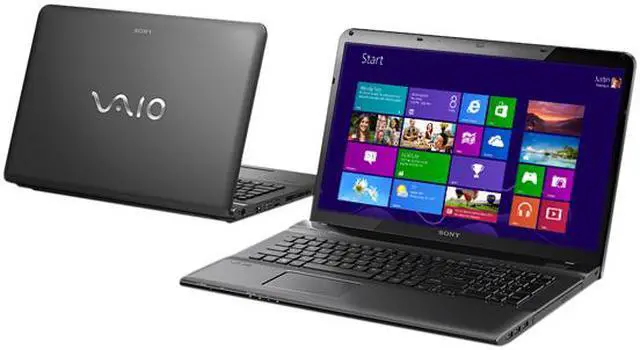 Alt view image 4 of 12 - SONY Laptop VAIO E Series Intel Core i5-3210M 6GB Memory 500GB HDD AMD Radeon HD 7550M 17.3" Windows 8 64-bit SVE1712BCXB
