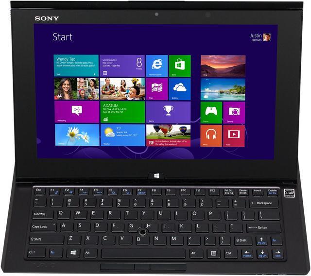 Alt view image 6 of 9 - SONY Ultrabook VAIO Intel Core i7-3517U 8GB Memory 256 GB SSD Intel HD Graphics 4000 11.6" Touch Screen Windows 8 64-bit SVD11215CXB