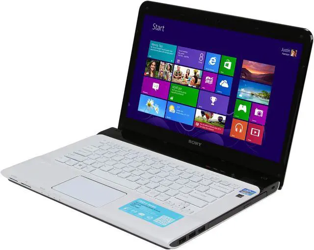 Main image of SONY Laptop VAIO E Series Intel Core i5-3210M 4GB Memory 500GB HDD AMD Radeon HD 7550M 14.0" Windows 8 64-bit SVE1412CCXW