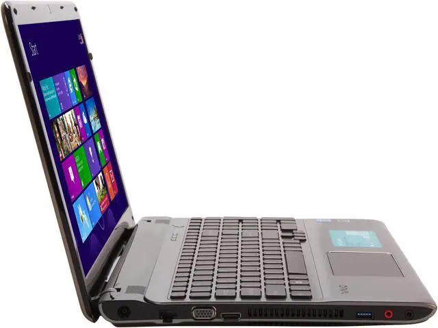 Alt view image 4 of 8 - SONY Laptop VAIO E Series Intel Core i5-3210M 4GB Memory 500GB HDD AMD Radeon HD 7650M 15.5" Windows 8 64-bit SVE1512GCXS