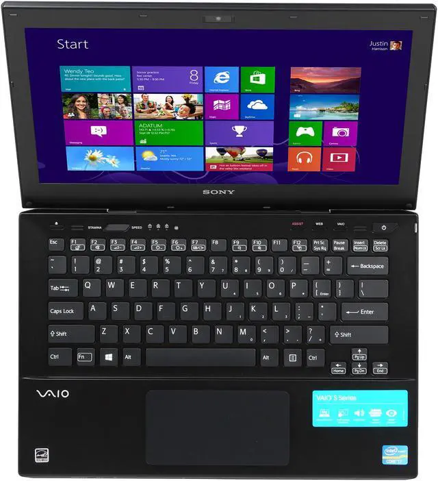 Alt view image 6 of 8 - SONY Laptop VAIO S Series Intel Core i7-3520M 8GB Memory 750GB HDD NVIDIA GeForce GT 640M LE 13.3" Windows 8 Professional 64-bit SVS13127PXB