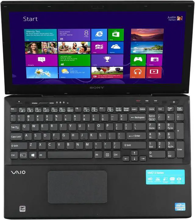 Alt view image 6 of 8 - SONY Laptop VAIO S Series Intel Core i5-3210M 8GB Memory 750GB HDD NVIDIA GeForce GT 640M LE 15.5" Windows 8 64-bit SVS15125CXB