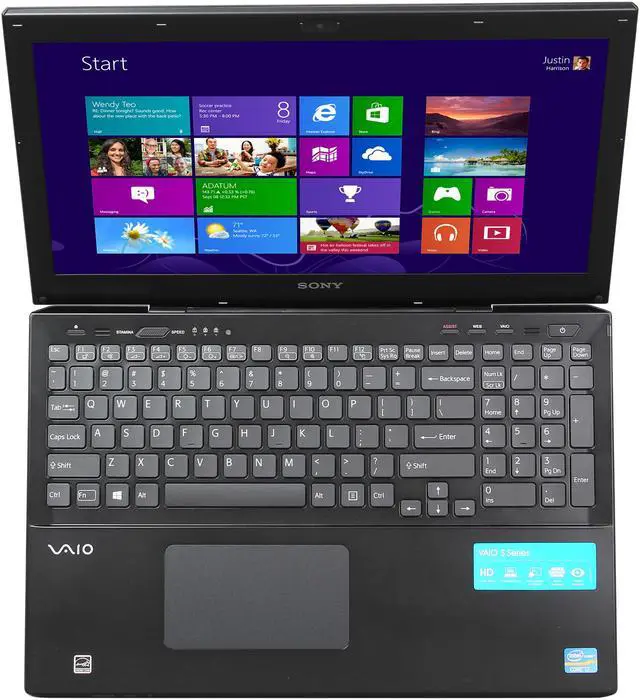 Alt view image 6 of 8 - SONY Laptop VAIO S Series Intel Core i7-3632QM 8GB Memory 750GB HDD NVIDIA GeForce GT 640M LE 15.5" Windows 8 Professional 64-bit SVS15127PXB