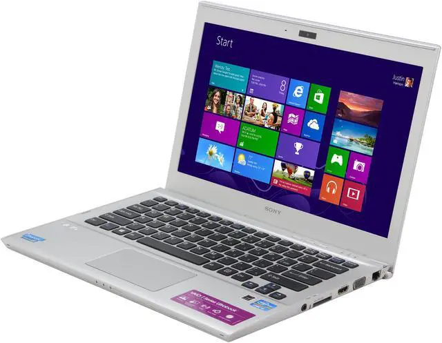 Main image of SONY Ultrabook VAIO T Series Intel Core i3-3217U 4GB Memory 500GB + 32GB MLC Hybrid(5400rpm Hybrid) HDD Intel HD Graphics 4000 13.3" Windows 8 64-bit SVT13122CXS