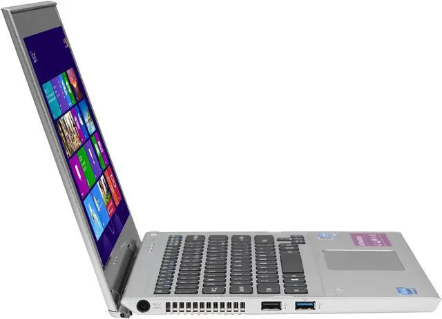 Alt view image 4 of 8 - SONY Ultrabook VAIO T Series Intel Core i5-3317U 6GB Memory 500GB + 32GB MLC Hybrid(5400rpm Hybrid) HDD Intel HD Graphics 4000 13.3" Touch Screen Windows 8 64-bit SVT13126CXS