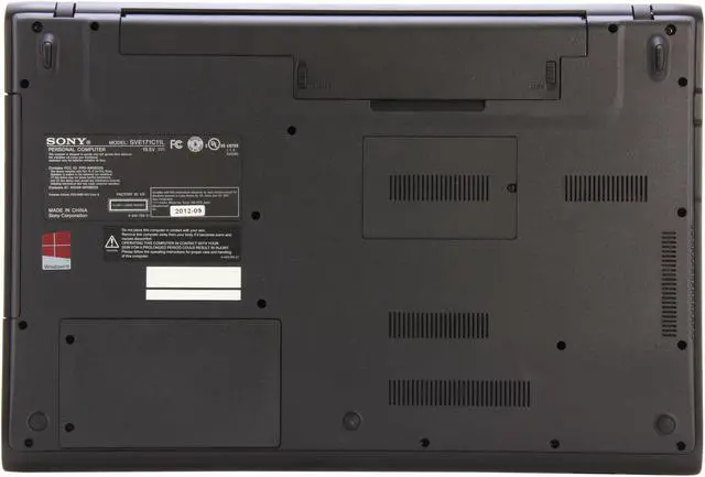 Alt view image 7 of 8 - SONY Laptop VAIO E Series Intel Core i7-3632QM 6GB Memory 500GB HDD AMD Radeon HD 7650M 17.3" Windows 8 64-bit SVE1712ACXB