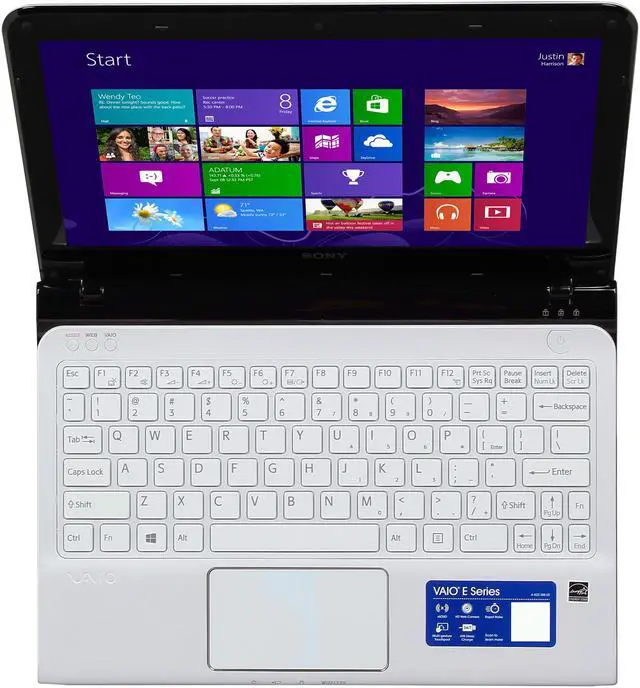 Alt view image 6 of 8 - SONY Laptop VAIO E Series AMD E2-2000 4GB Memory 750GB HDD AMD Radeon HD 7340 11.6" Windows 8 64-Bit SVE11135CXW