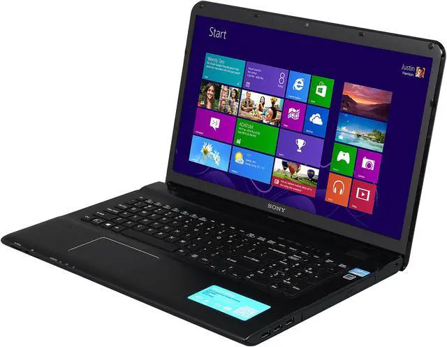Main image of SONY Laptop VAIO E Series Intel Core i7-3632QM 8GB Memory 1TB HDD Intel HD Graphics 4000 17.3" Windows 8 64-Bit SVE17135CXB