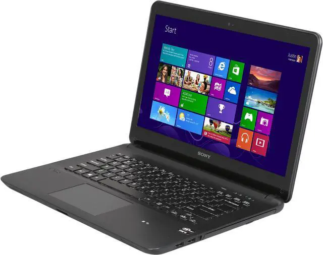 Main image of SONY Laptop VAIO F Series Intel Core i5-3337U 6GB Memory 750GB HDD Intel HD Graphics 4000 14.0" Windows 8 64-Bit SVF14214CXB