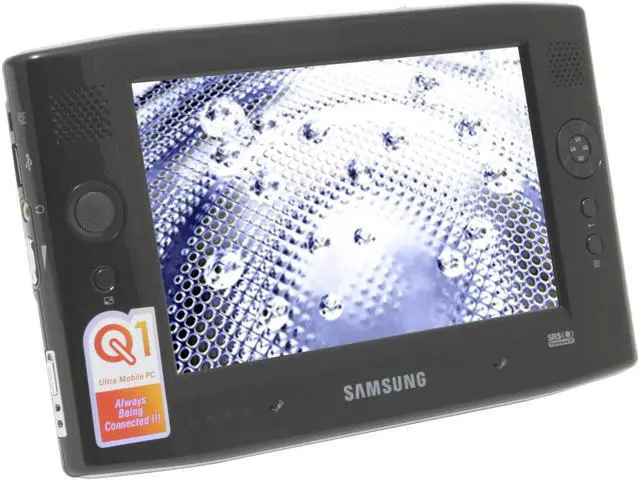 Alt view image 4 of 11 - SAMSUNG Q1 CELERON Ultra-Mobile PC Intel Celeron M 353(900 MHz) 7" WVGA 512MB DDR2 400 40GB 4200rpm Intel GMA900 Windows XP Tablet PC Edition