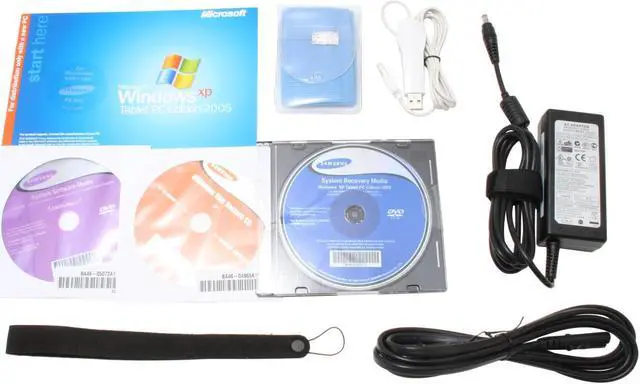 Alt view image 9 of 11 - SAMSUNG Q1 CELERON Ultra-Mobile PC Intel Celeron M 353(900 MHz) 7" WVGA 512MB DDR2 400 40GB 4200rpm Intel GMA900 Windows XP Tablet PC Edition
