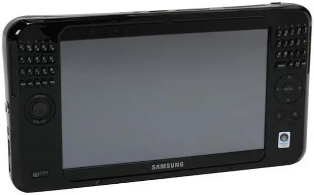 Alt view image 2 of 11 - SAMSUNG Q1U-XP Ultra Mobile PC Intel Processor A110(800 MHz) 7" WSVGA 1GB DDR2 400 60GB 4200rpm Intel GMA950 Windows XP Tablet PC Edition