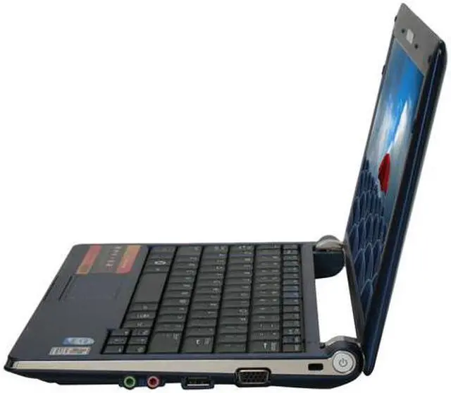 Alt view image 2 of 18 - SAMSUNG NC10-14GB Blue Intel Atom N270(1.60 GHz) 10.2" WSVGA 1GB Memory 160GB HDD Netbook