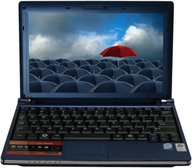 Alt view image 8 of 18 - SAMSUNG NC10-14GB Blue Intel Atom N270(1.60 GHz) 10.2" WSVGA 1GB Memory 160GB HDD Netbook