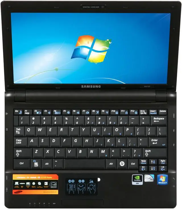 Alt view image 6 of 8 - SAMSUNG N510-4B Intel Atom N280(1.66 GHz) 11.6" 2GB Memory 250GB HDD Netbook