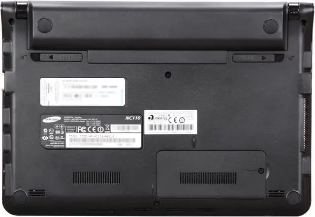 Alt view image 7 of 8 - SAMSUNG NC110-A01 Black Intel Atom N455(1.66 GHz) 10.1" WSVGA 1GB DDR3 Memory 250GB HDD Netbook