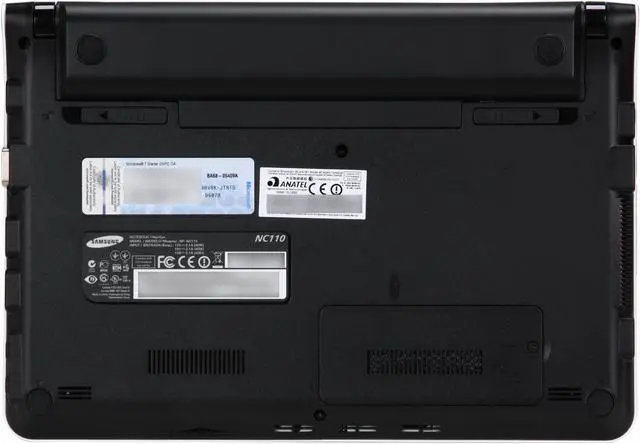 Alt view image 7 of 8 - SAMSUNG NC110-A02 Blue Intel Atom N455(1.66 GHz) 10.1" WSVGA 1GB DDR3 Memory 250GB HDD Netbook