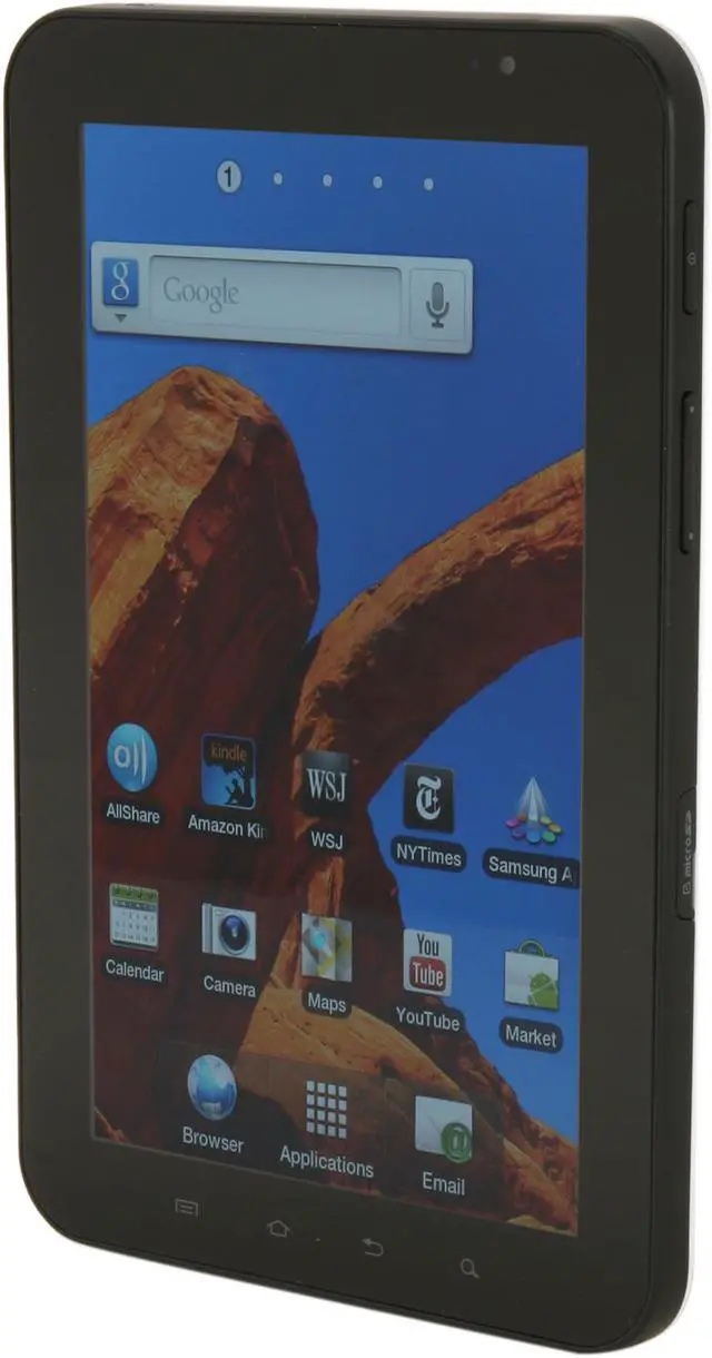 Alt view image 2 of 8 - SAMSUNG Galaxy Tab Tablet Cortex-A8 1.00GHz 7" Wide SVGA 512MB Memory 16GB Flash HDD WIFI Only