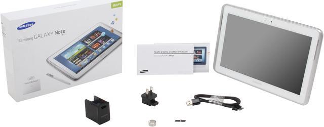 Alt view image 8 of 8 - SAMSUNG Galaxy Note 10.1 Wifi 10.1" - Samsung Exynos 1.40GHz -   2GB RAM - 16GB HDD Tablet PC – Android 4.0 (Ice Cream Sandwich) -White