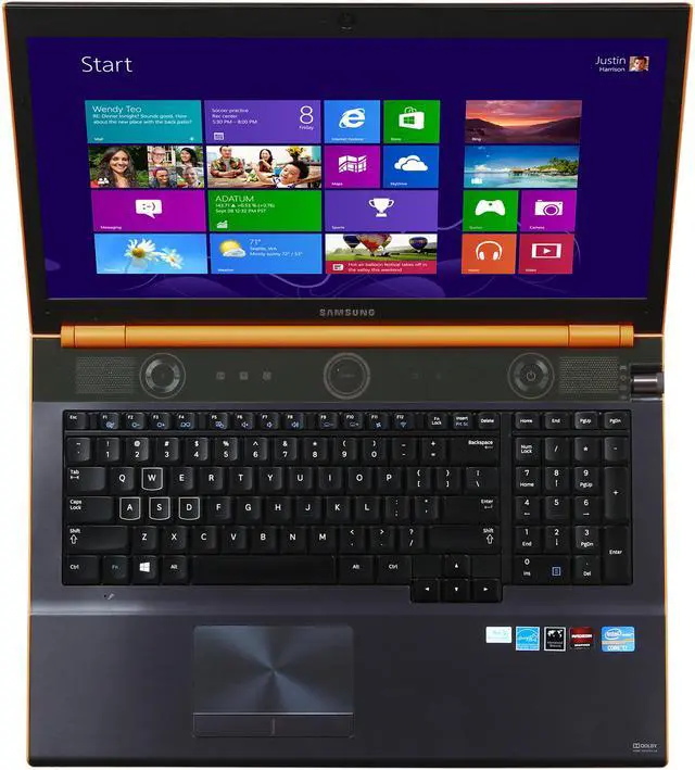 Alt view image 6 of 8 - SAMSUNG Series 7 - 17.3" AMD Radeon HD 7870M - Intel Core i7-3630QM  - 8GB Memory - - Windows 8 - Gaming Laptop - (NP700G7C-T01US )