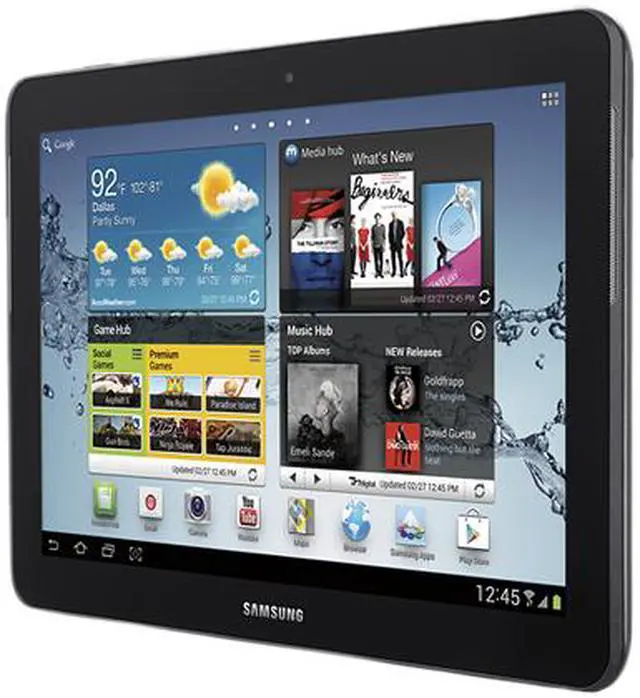 Alt view image 2 of 4 - SAMSUNG Galaxy Tab 2 (10.1) TI OMAP4430 1GB Memory 16GB 10.1" Tablet PC - Titanium Silver Android 4.0 (Ice Cream Sandwich) WiFi